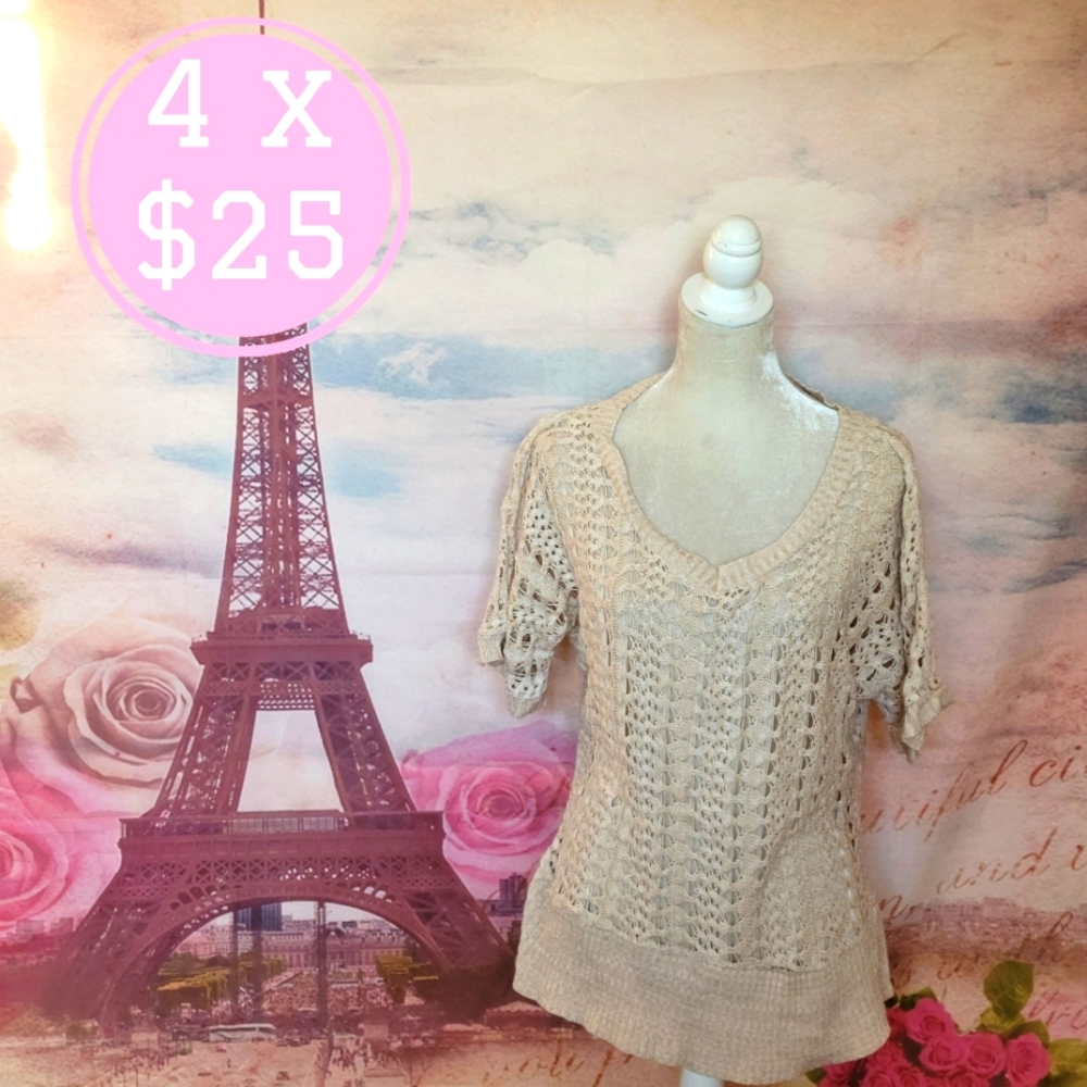 ⭐️ Maurices knitted crochet top